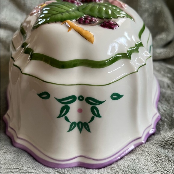 Vintage Franklin Mint Le Cordon Bleu RASPBERRIES‎ Wall Decor Jello Mold 1986 - Picture 2 of 3